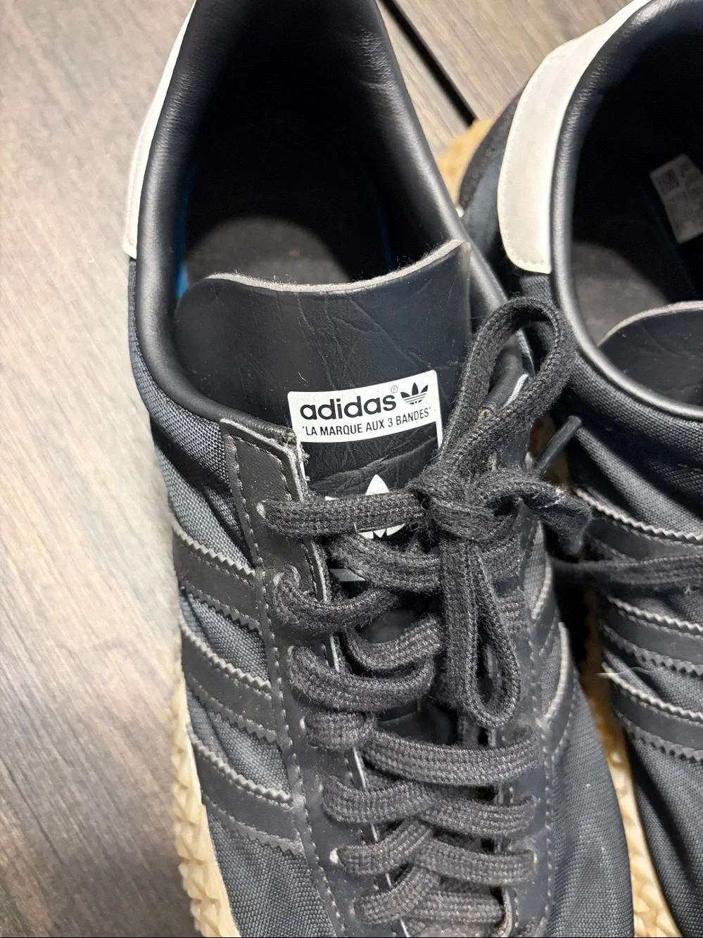 adidas Originals Country x Kamanda Black Gum Sneakers (EF9089)